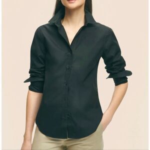 NWOT Brooks Brothers Women’s Wrinkle-Free Stretch Pinpoint Shirt Size 8US